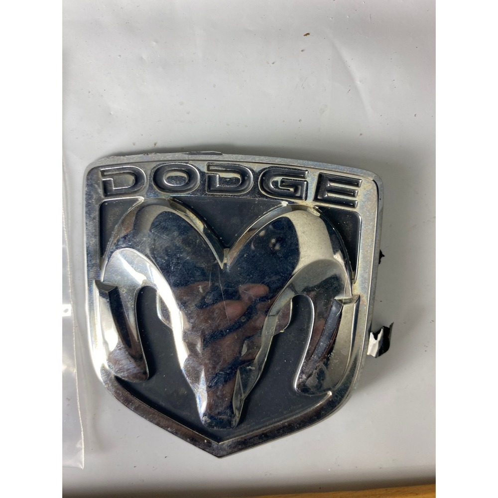 Dodge Ram Head Shield‎ Emblem Badge Chrome